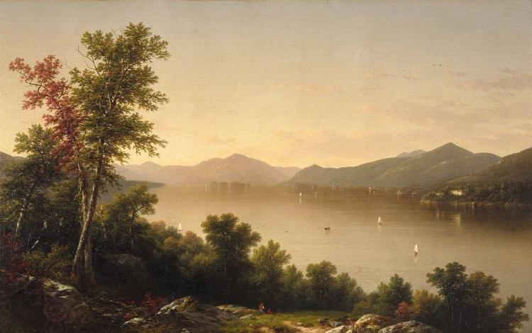 John William Casilear Lake George oil painting picture